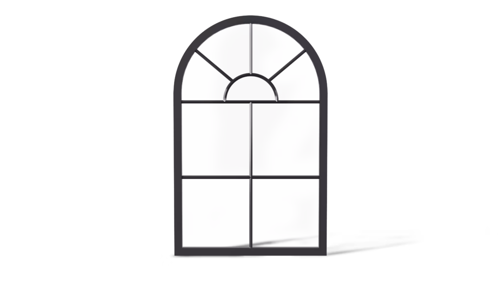 Stalen stalraam Bachel driehoek profiel