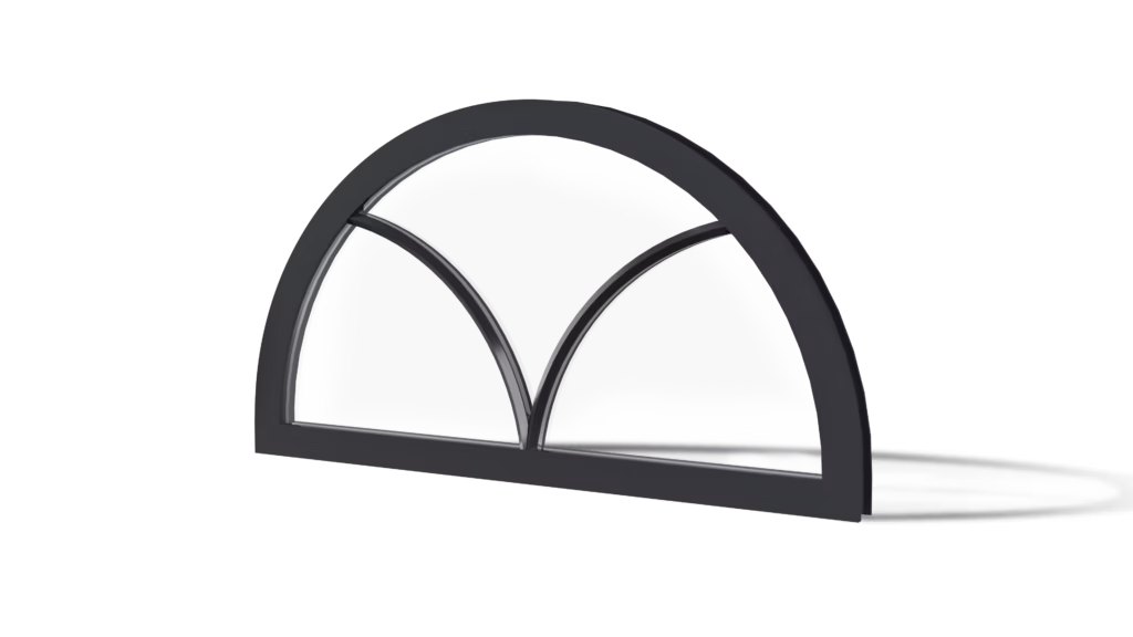 Stalen stalraam Driehuis driehoek profiel