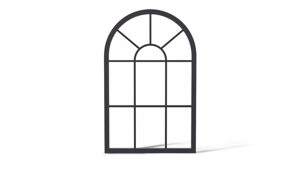 Stalen stalraam Giffel plat profiel