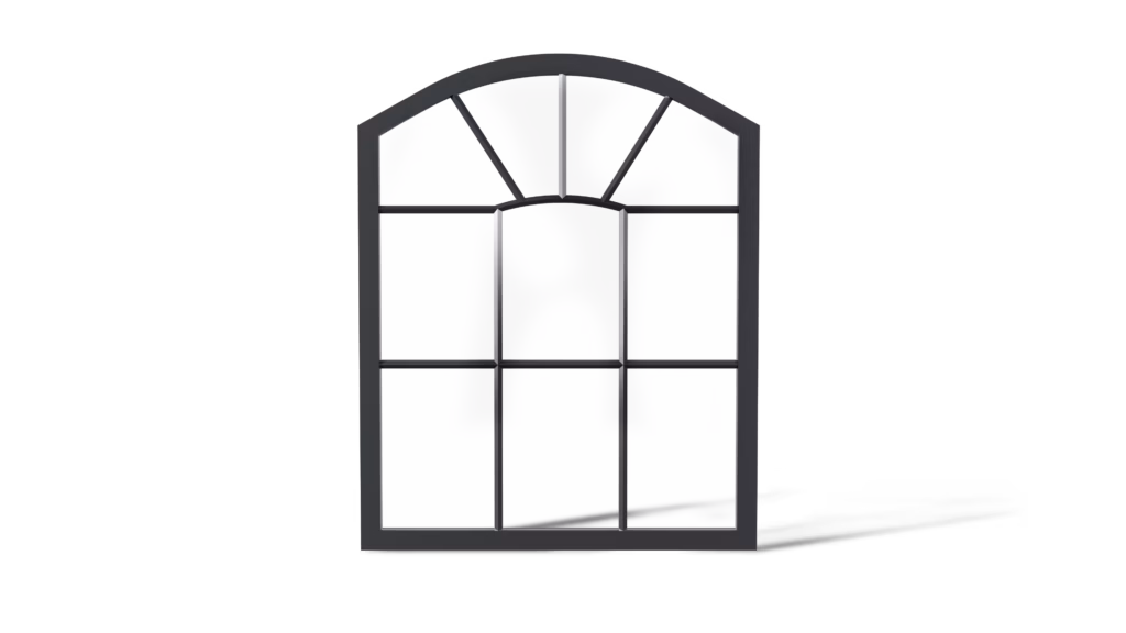 Stalen stalraam Kerkzicht driehoek profiel