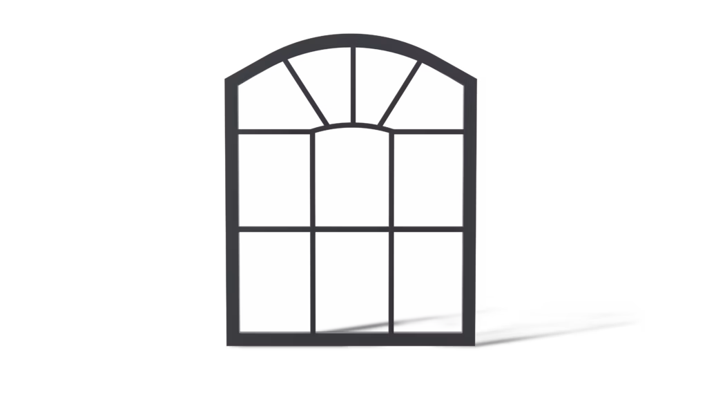 Stalen stalraam Kerkzicht plat profiel