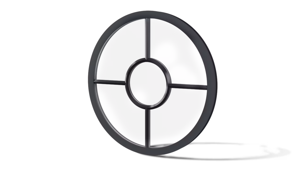 Stalen stalraam Leemveld driehoek profiel