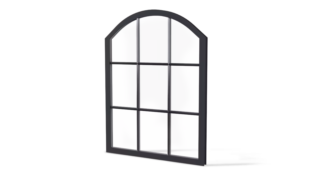 Stalen stalraam Ruimzicht Driehoek profiel