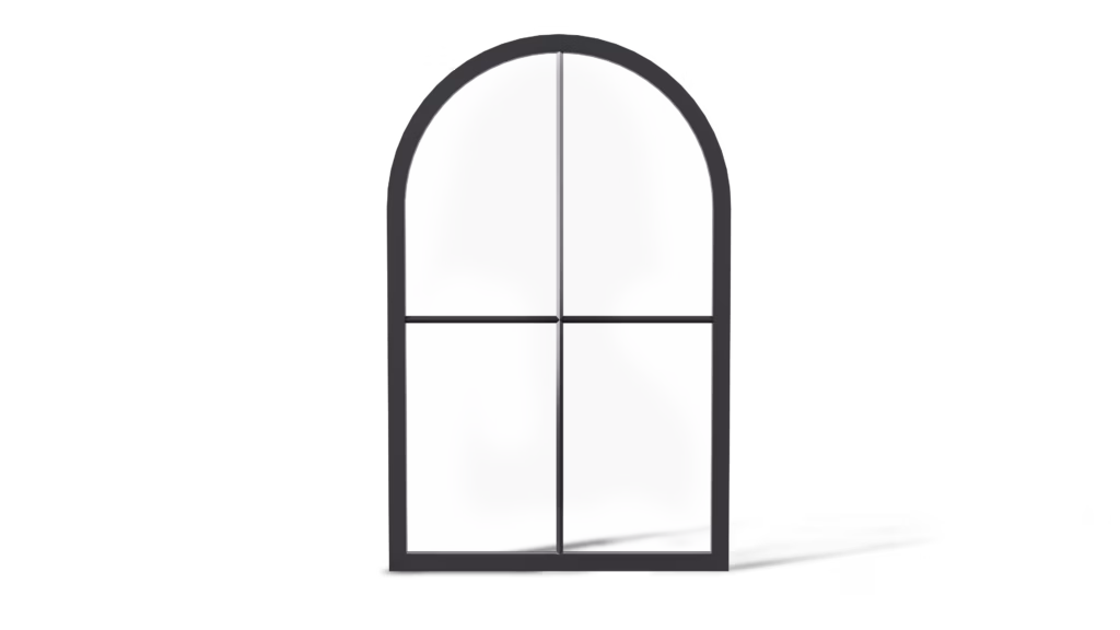 Stalen stalraam Veenzicht driehoek profiel