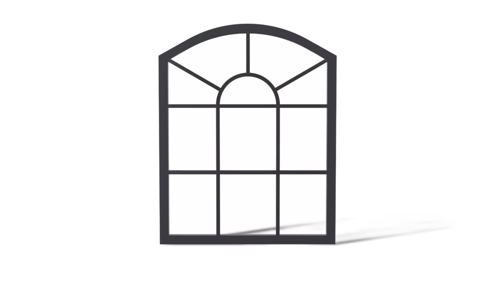 Stalen stalraam Windhoek plat profiel