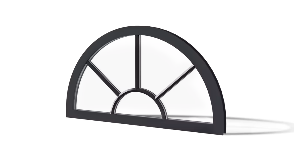 Stalen stalraam Zonneoord driehoek profiel