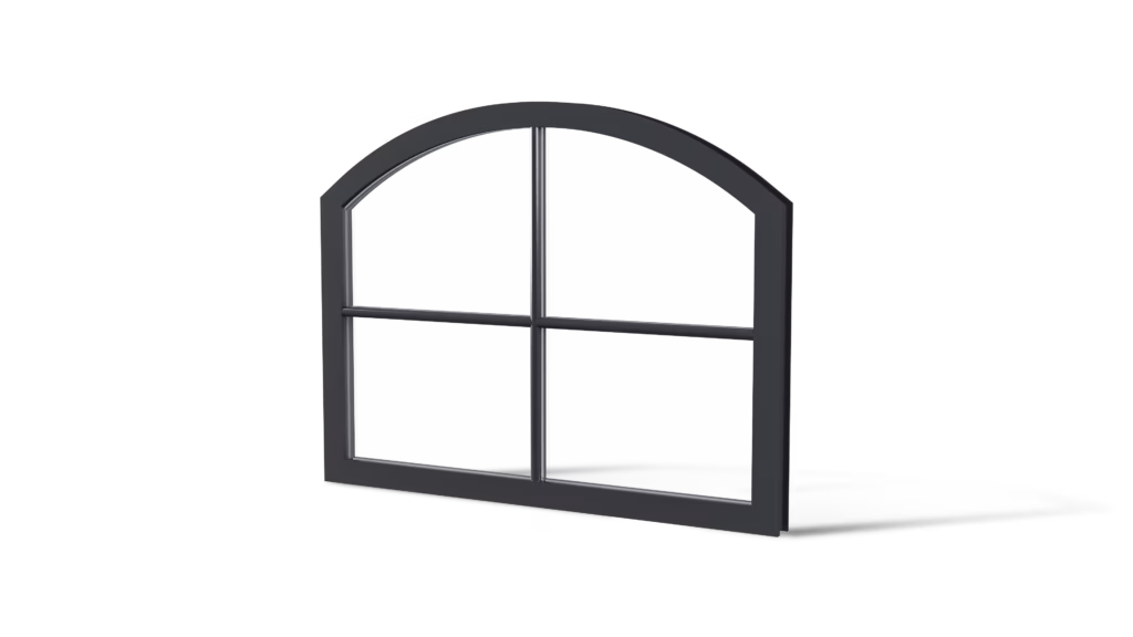 Stalen stalraam De Hoeve rond profiel