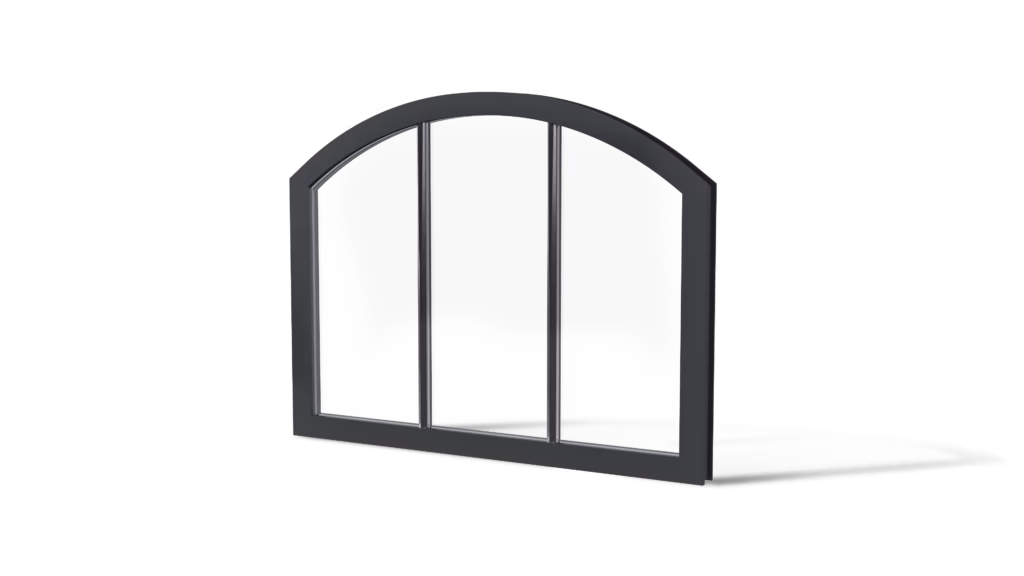 Stalen stalraam De Koestal driehoek profiel