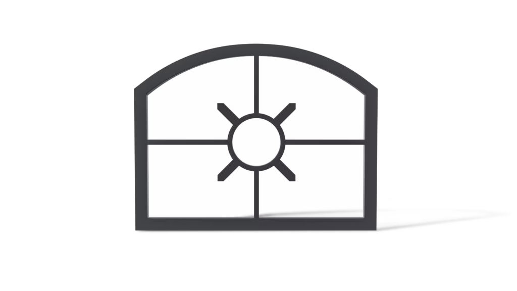 Stalen stalraam De Smid plat profiel