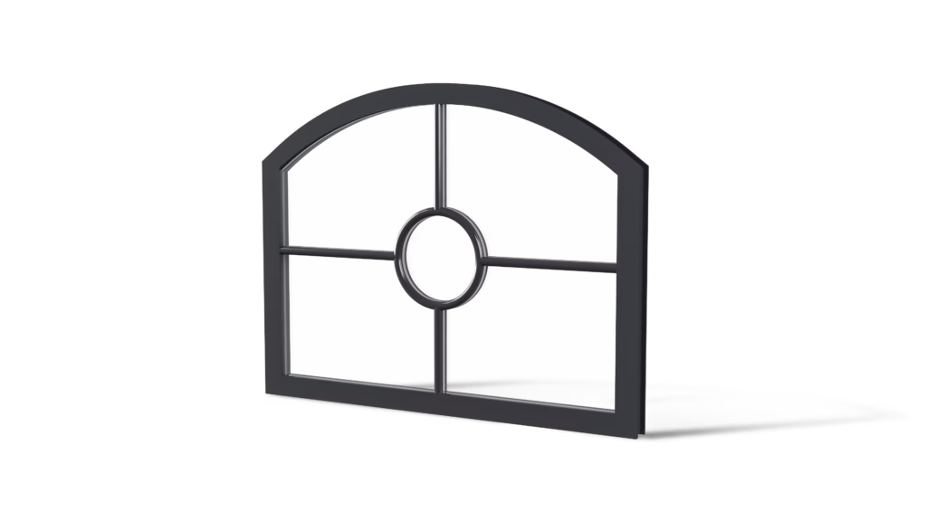 Stalen stalraam De Striete rond profiel