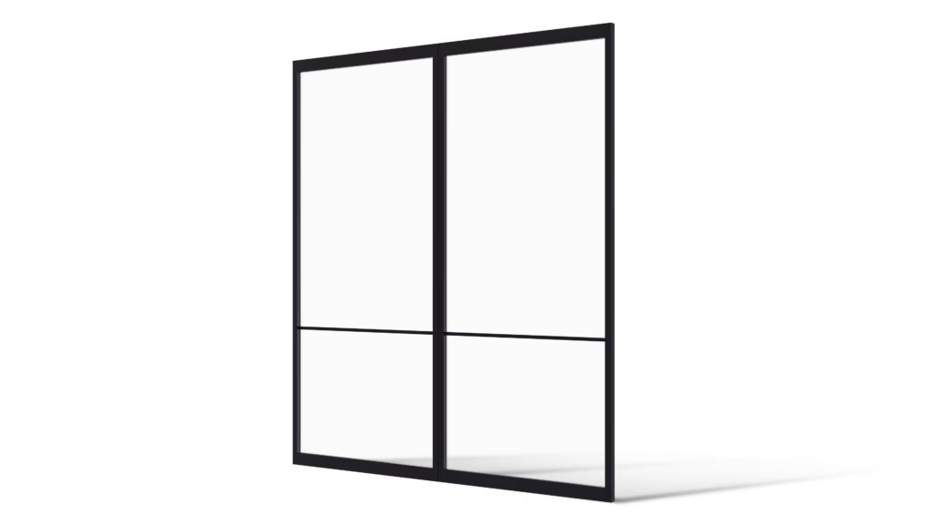 Dubbele stalen deur Dublin minimalistisch