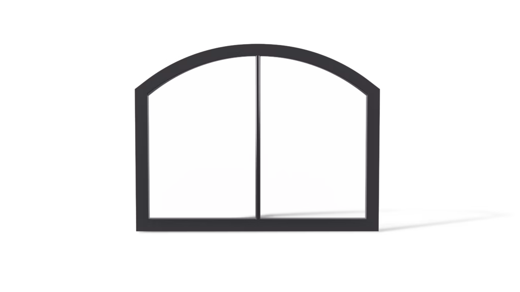 Stalen stalraam Eendracht rond profiel