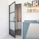 Stalen deuren Melkglas