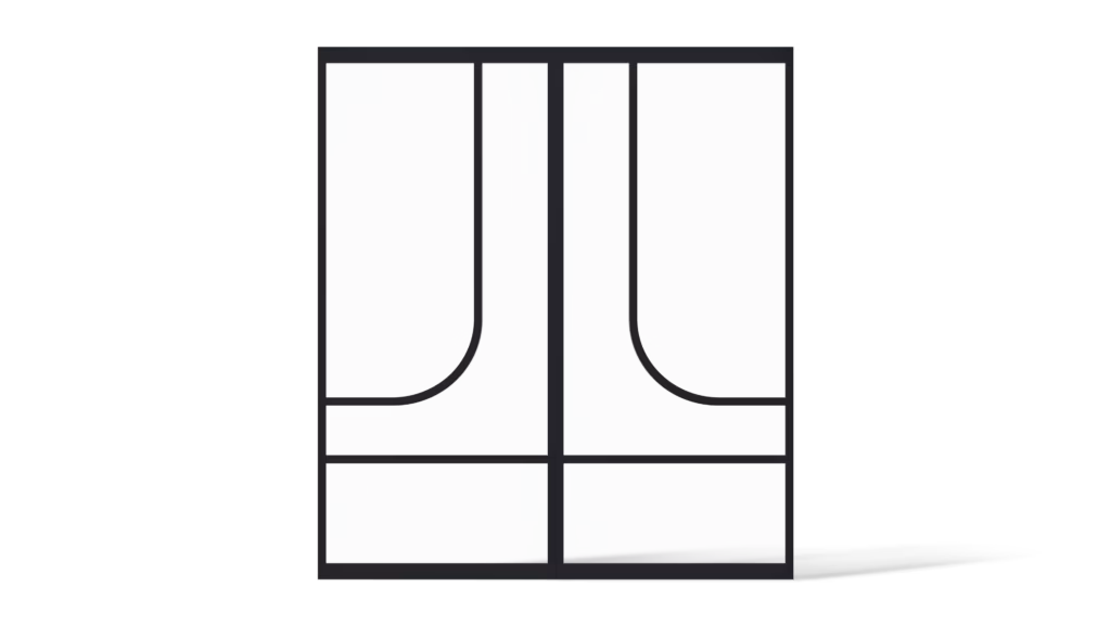 Dubbele stalen deur Quebec