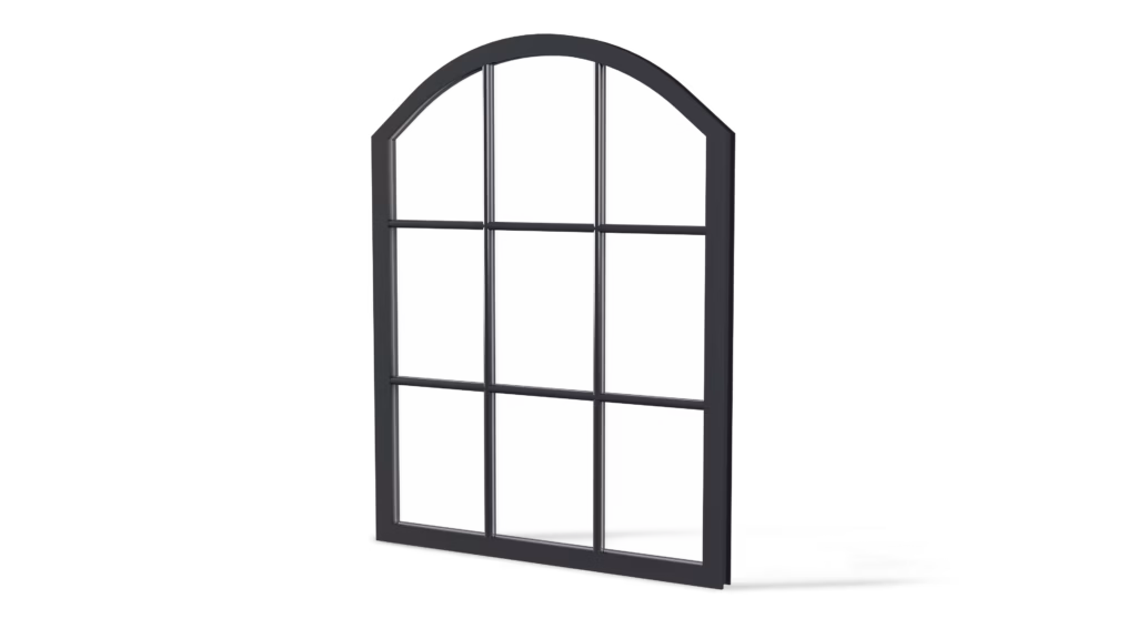 Stalen stalraam Ruimzicht Rond profiel