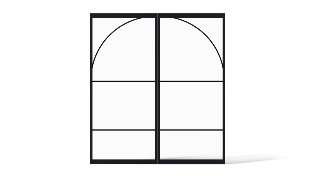 Dubbele Stalen deur Vancouver Minimalistisch