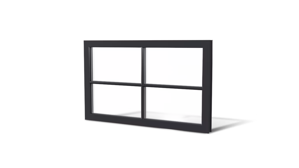 Stalen stalraam Veenzicht rond profiel