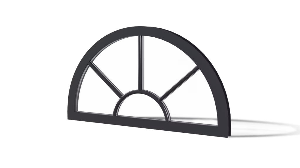 Stalen stalraam Zonneoord rond profiel