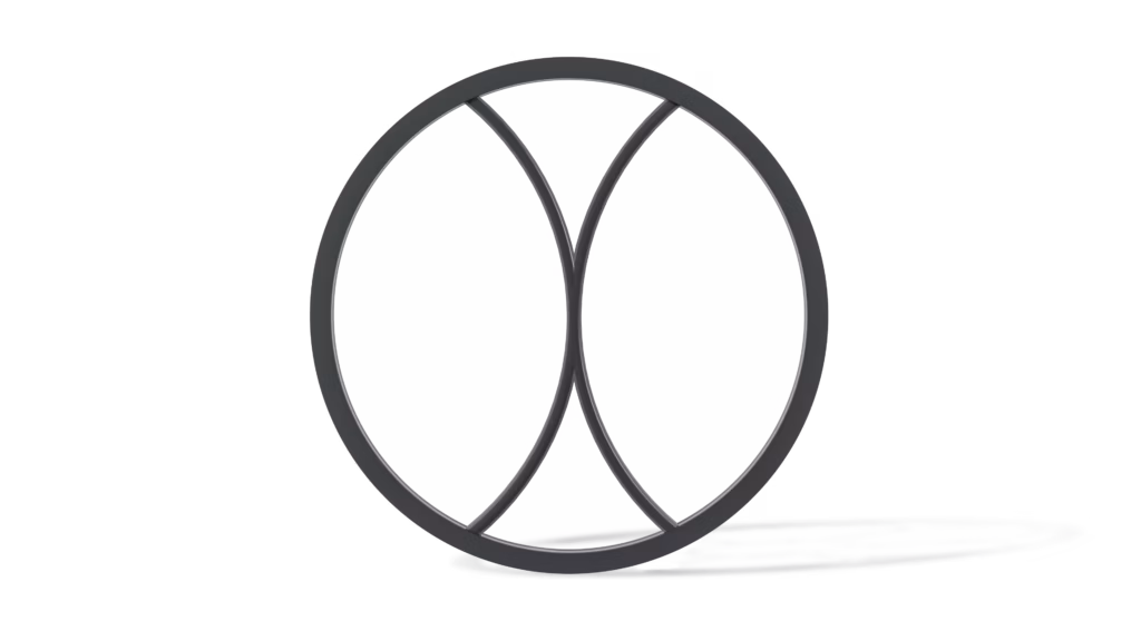 Stalen stalraam Maanzicht Rond profiel