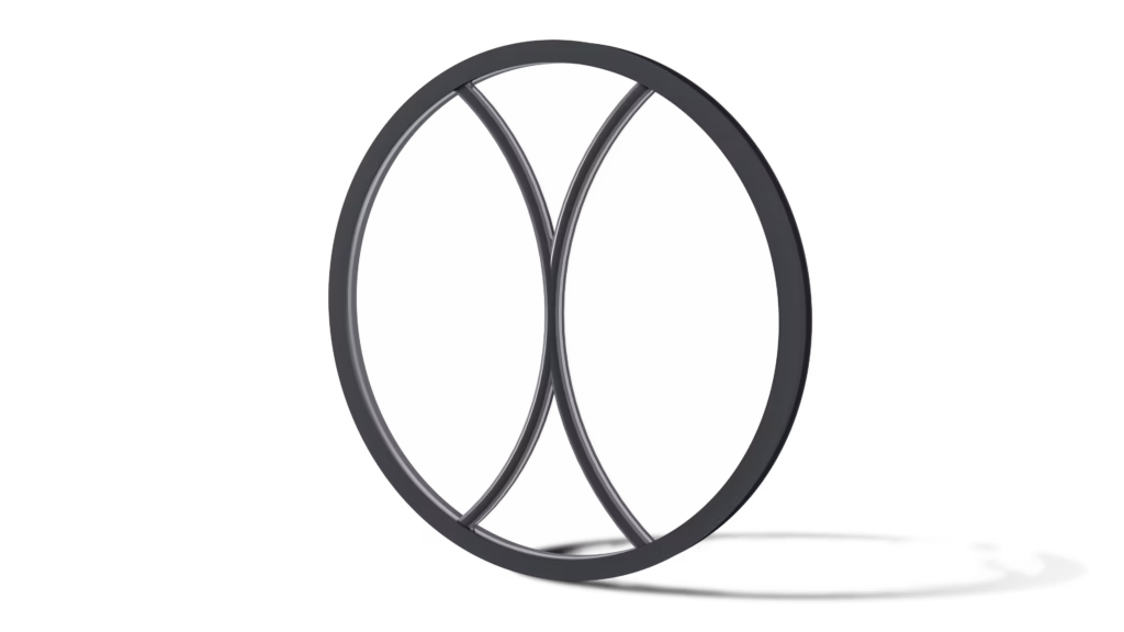 Stalen stalraam Maanzicht Rond profiel