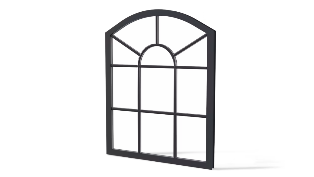 Stalen stalraam Windhoek rond profiel