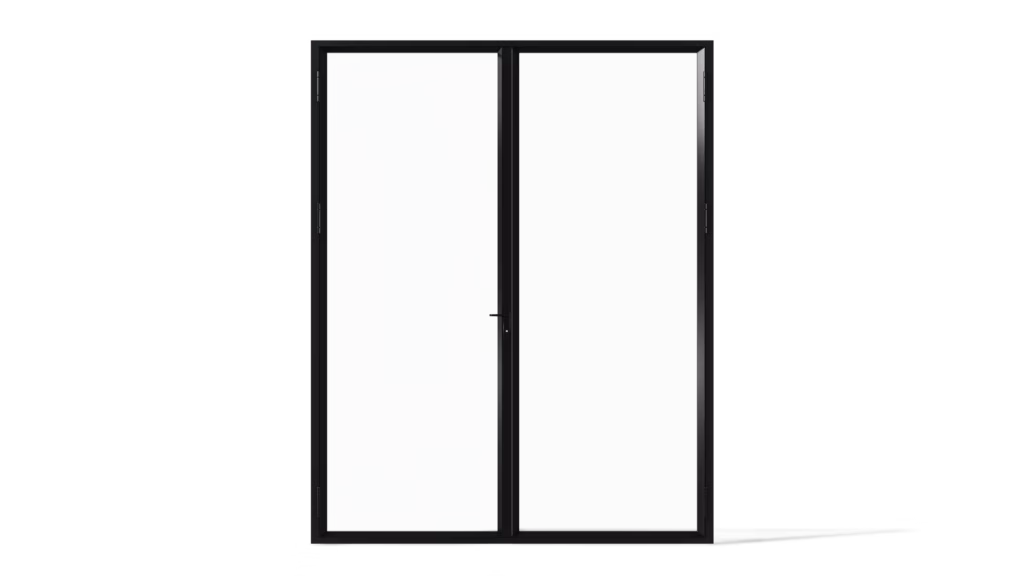 Geïsoleerde dubbele stalen buitendeur Canada