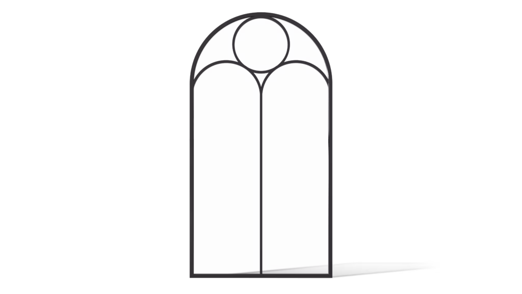 Stalen kerkraam Kerkenborg