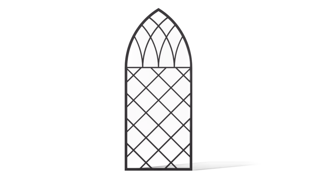 Stalen kerkraam Kloostergang