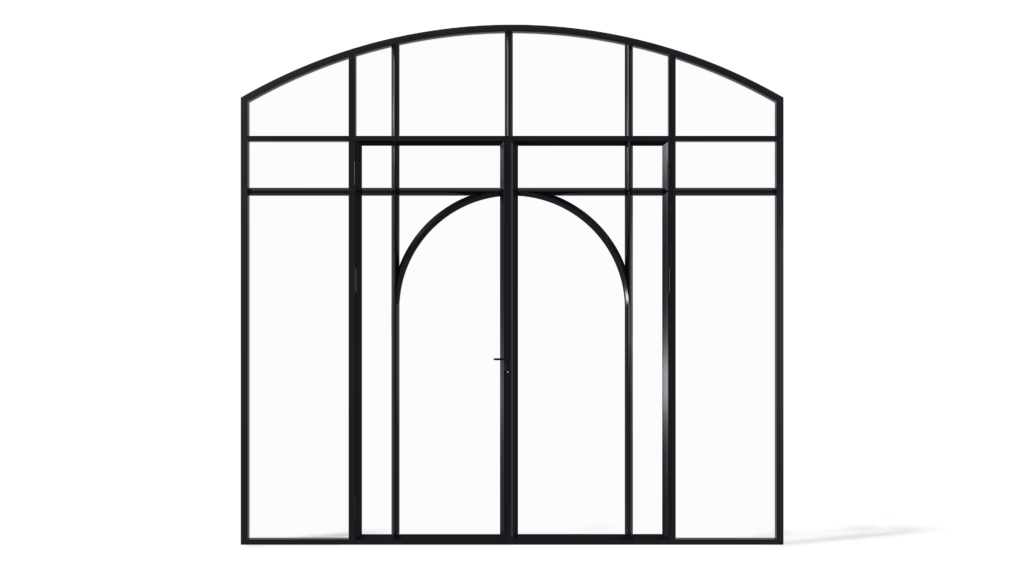 Brampton Dubbele Deur Zij-Bovenlicht Toogpui Recht