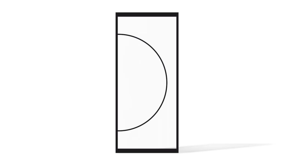 Stalen deur Burlington minimalistisch