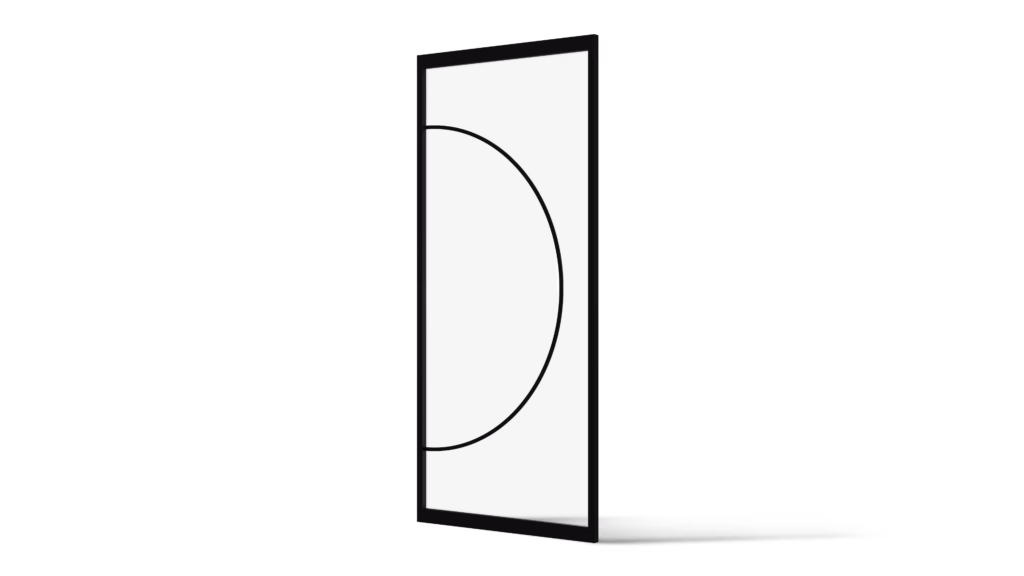 Stalen deur Burlington minimalistisch