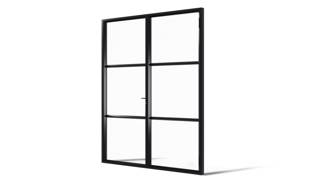 Geïsoleerde dubbele stalen buitendeur Calgary