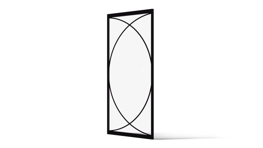 Stalen deur Iqaluit minimalistisch