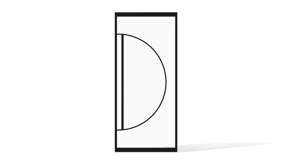 Stalen deur Kitchener minimalistisch