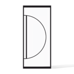 Stalen deur Kitchener minimalistisch