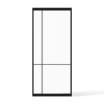 Stalen deur London minimalistisch