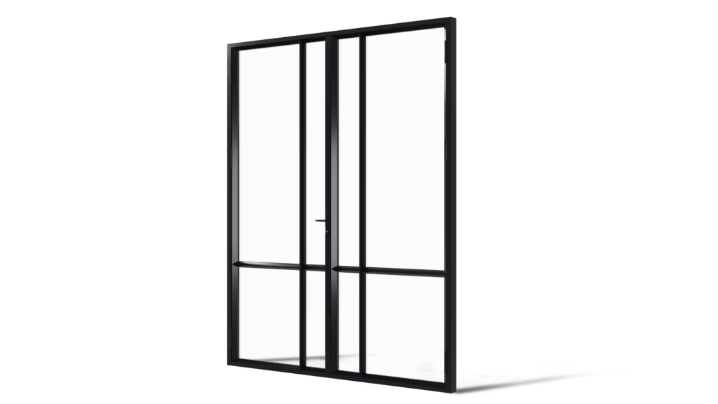 Geïsoleerde dubbele stalen buitendeur London