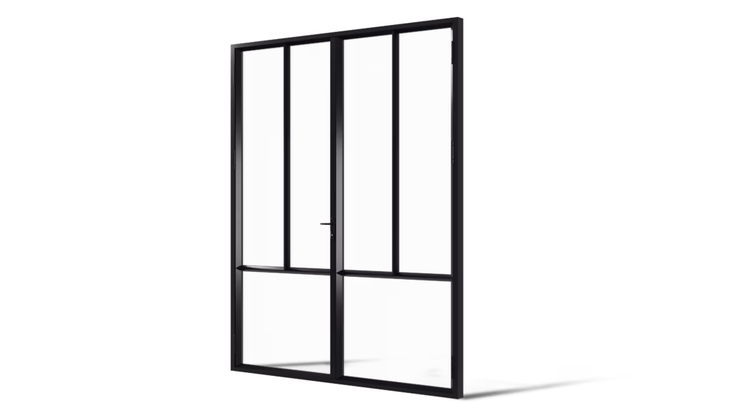 Geïsoleerde dubbele stalen buitendeur Markham