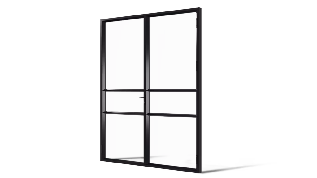 Geïsoleerde dubbele stalen buitendeur Ottawa