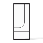 Stalen deur Quebec minimalistisch