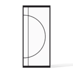 Stalen deur Regina minimalistisch