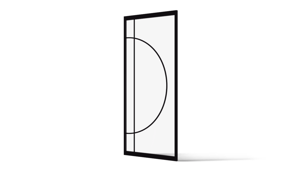 Stalen deur Regina minimalistisch