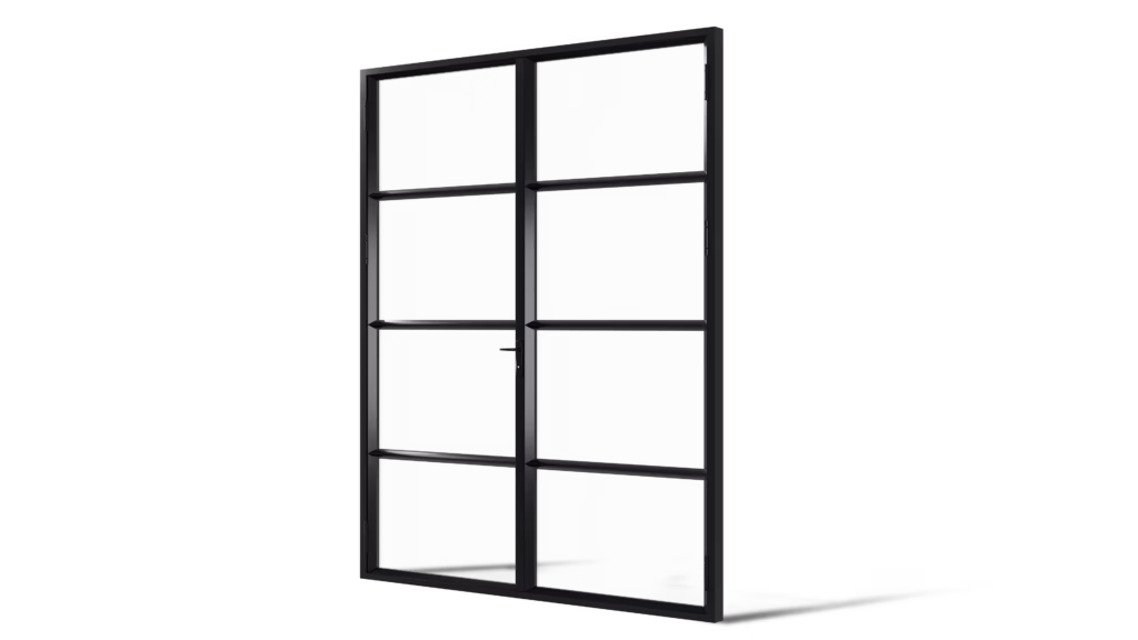 Geïsoleerde dubbele stalen buitendeur Toronto